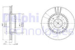Delphi Δισκόπλακα - BG3134
