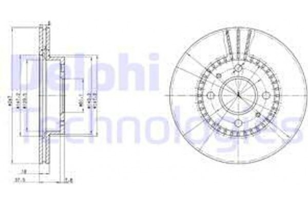 Delphi Δισκόπλακα - BG3134