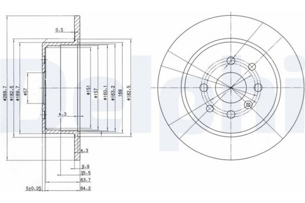 Delphi Δισκόπλακα - BG3141