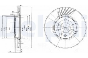 Delphi Δισκόπλακα - BG3142