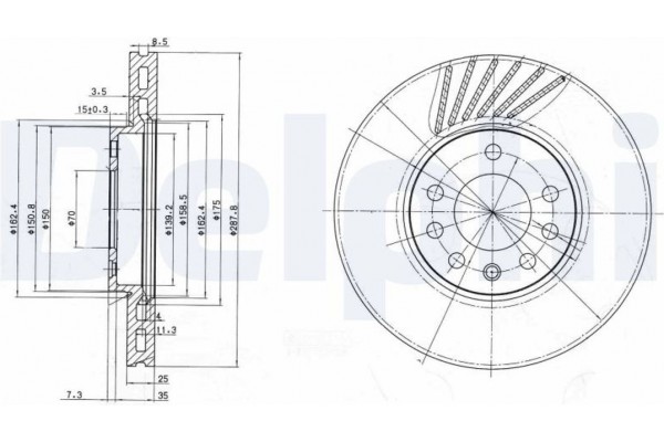 Delphi Δισκόπλακα - BG3142