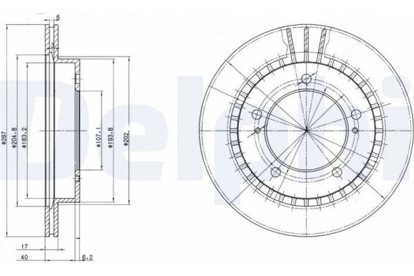 Delphi Δισκόπλακα - BG3158