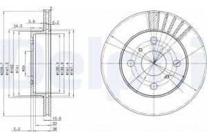 Delphi Δισκόπλακα - BG3173
