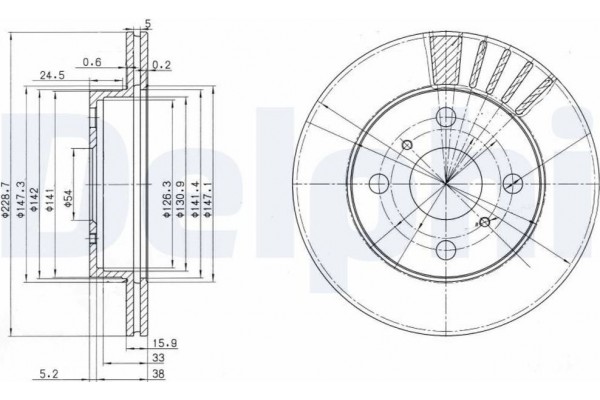 Delphi Δισκόπλακα - BG3173