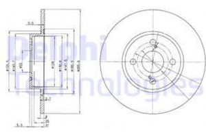 Delphi Δισκόπλακα - BG3186