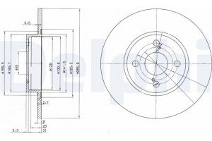 Delphi Δισκόπλακα - BG3186