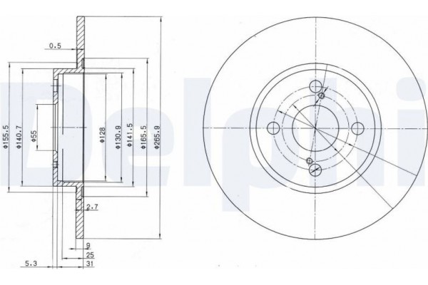 Delphi Δισκόπλακα - BG3186