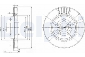 Delphi Δισκόπλακα - BG3187