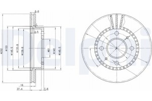 Delphi Δισκόπλακα - BG3206