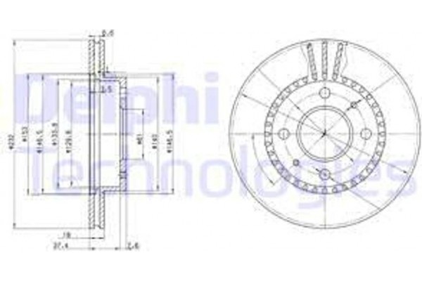 Delphi Δισκόπλακα - BG3206