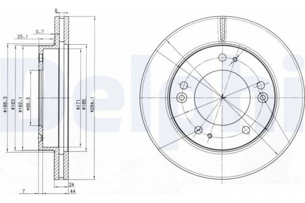 Delphi Δισκόπλακα - BG3226