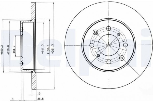 Delphi Δισκόπλακα - BG3262