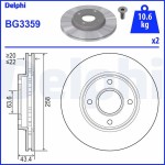 Delphi Δισκόπλακα - BG3359