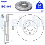 Delphi Δισκόπλακα - BG3404