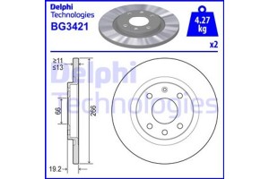 Delphi Δισκόπλακα - BG3421