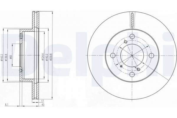 Delphi Δισκόπλακα - BG3499