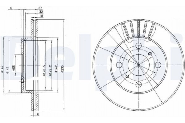 Delphi Δισκόπλακα - BG3519