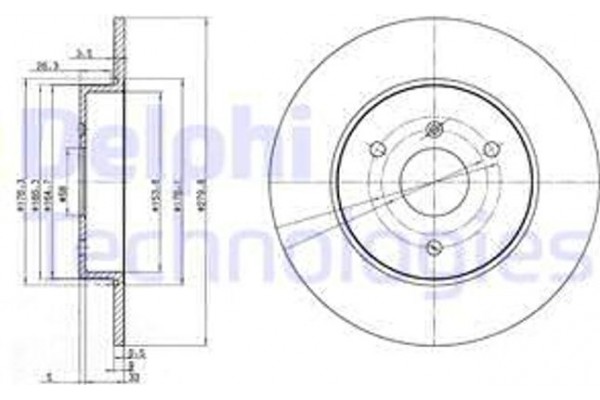 Delphi Δισκόπλακα - BG3526