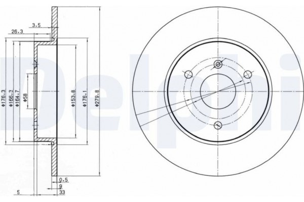 Delphi Δισκόπλακα - BG3526