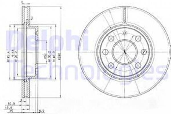 Delphi Δισκόπλακα - BG3568