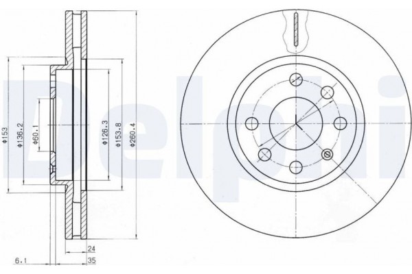 Delphi Δισκόπλακα - BG3569
