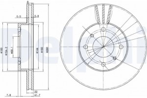 Delphi Δισκόπλακα - BG3596