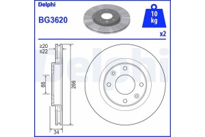 Delphi Δισκόπλακα - BG3620