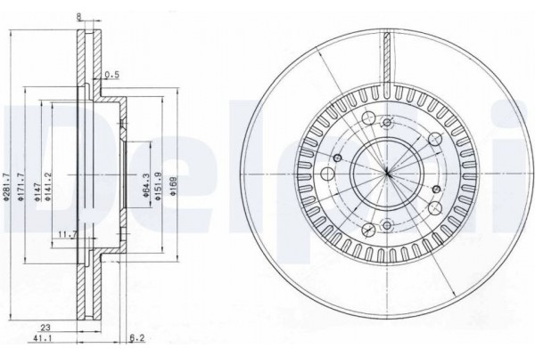 Delphi Δισκόπλακα - BG3720