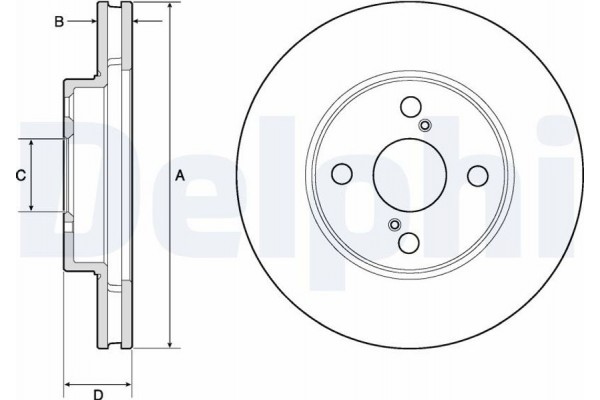 Delphi Δισκόπλακα - BG3734