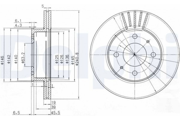 Delphi Δισκόπλακα - BG3749