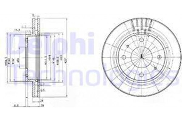 Delphi Δισκόπλακα - BG3750