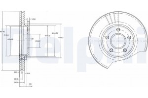 Delphi Δισκόπλακα - BG3826