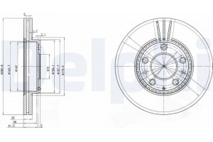 Delphi Δισκόπλακα - BG3874