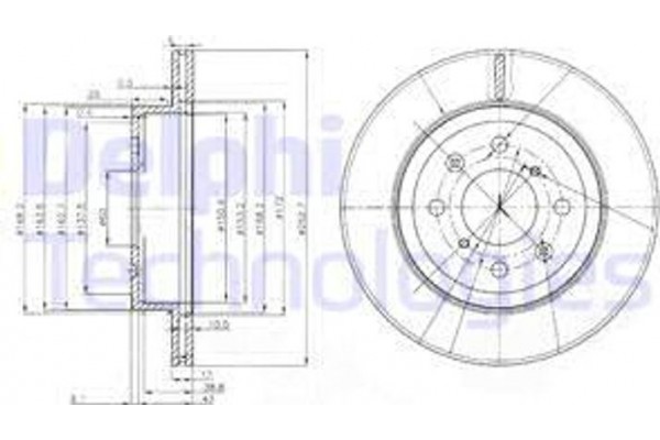 Delphi Δισκόπλακα - BG3884