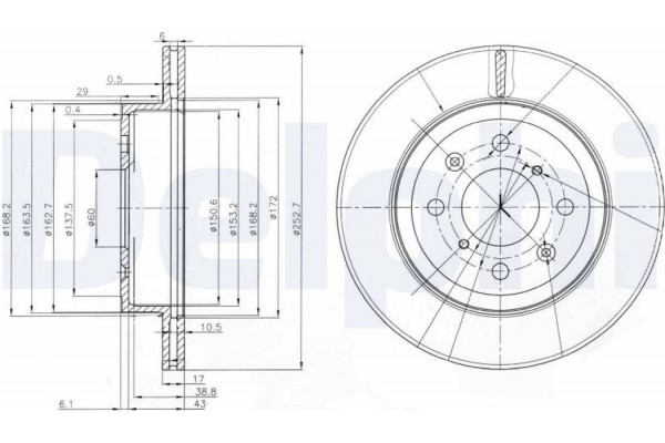 Delphi Δισκόπλακα - BG3884
