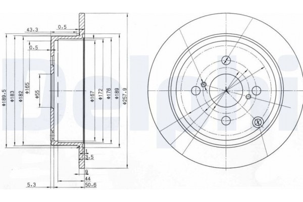 Delphi Δισκόπλακα - BG3889