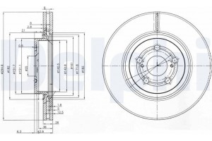 Delphi Δισκόπλακα - BG3914