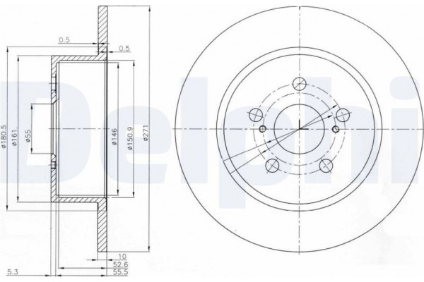 Delphi Δισκόπλακα - BG3922