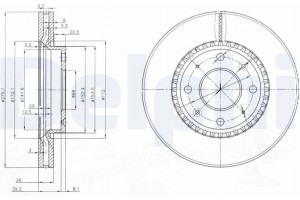 Delphi Δισκόπλακα - BG4016