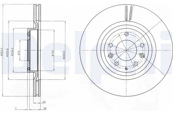 Delphi Δισκόπλακα - BG4028