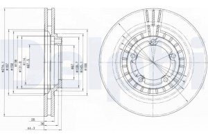 Delphi Δισκόπλακα - BG4134