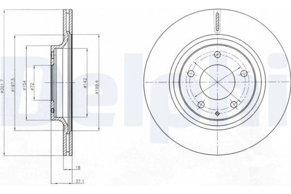 Delphi Δισκόπλακα - BG4182