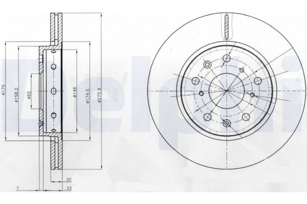 Delphi Δισκόπλακα - BG4208