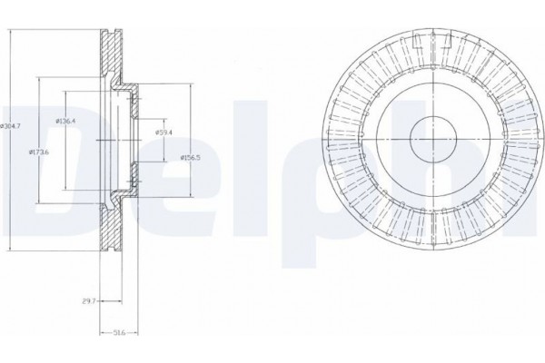 Delphi Δισκόπλακα - BG4214
