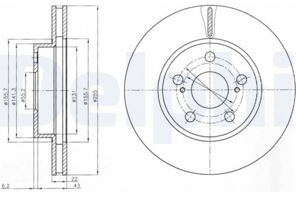 Delphi Δισκόπλακα - BG4269