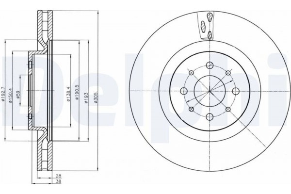 Delphi Δισκόπλακα - BG4308