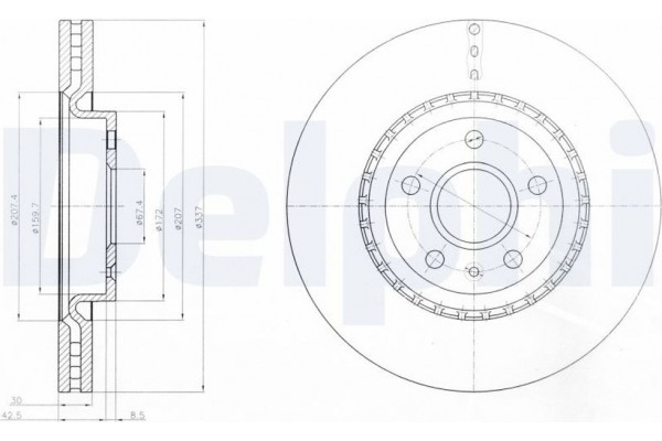 Delphi Δισκόπλακα - BG9068