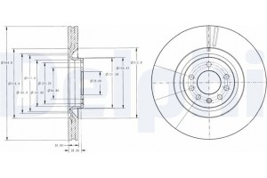 Delphi Δισκόπλακα - BG9098