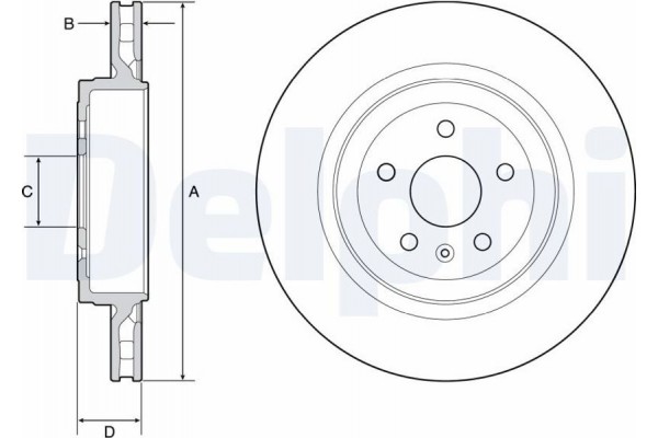 Delphi Δισκόπλακα - BG9221C