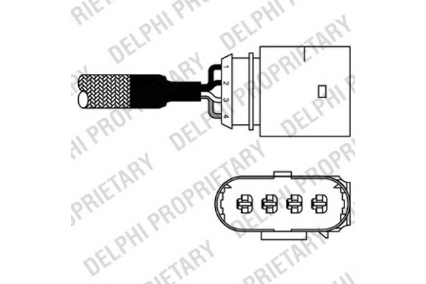 Delphi Αισθητήρας Λάμδα - ES10981-12B1